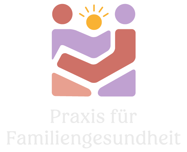 Das Bild zeigt das Logo der Praxis für Familiengesundheit Essen. MVZ für Innere Medizin, Endokrinologie, Diabetologie und Kinder- und Jugendpsychiatrie und -psychotherapie