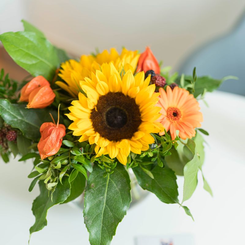 Aufnahme von einem Blumenstrauß